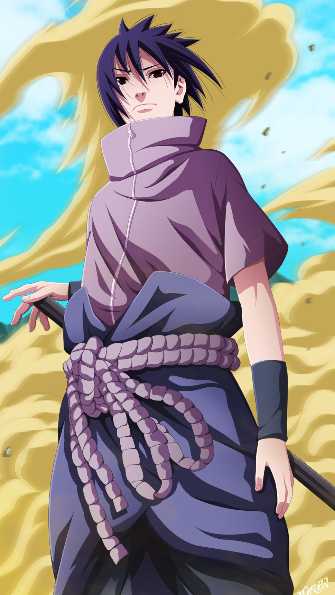 Naruto Uzumaki Sakura Haruno Sasuke Uchiha Anime Phone Wallpaper