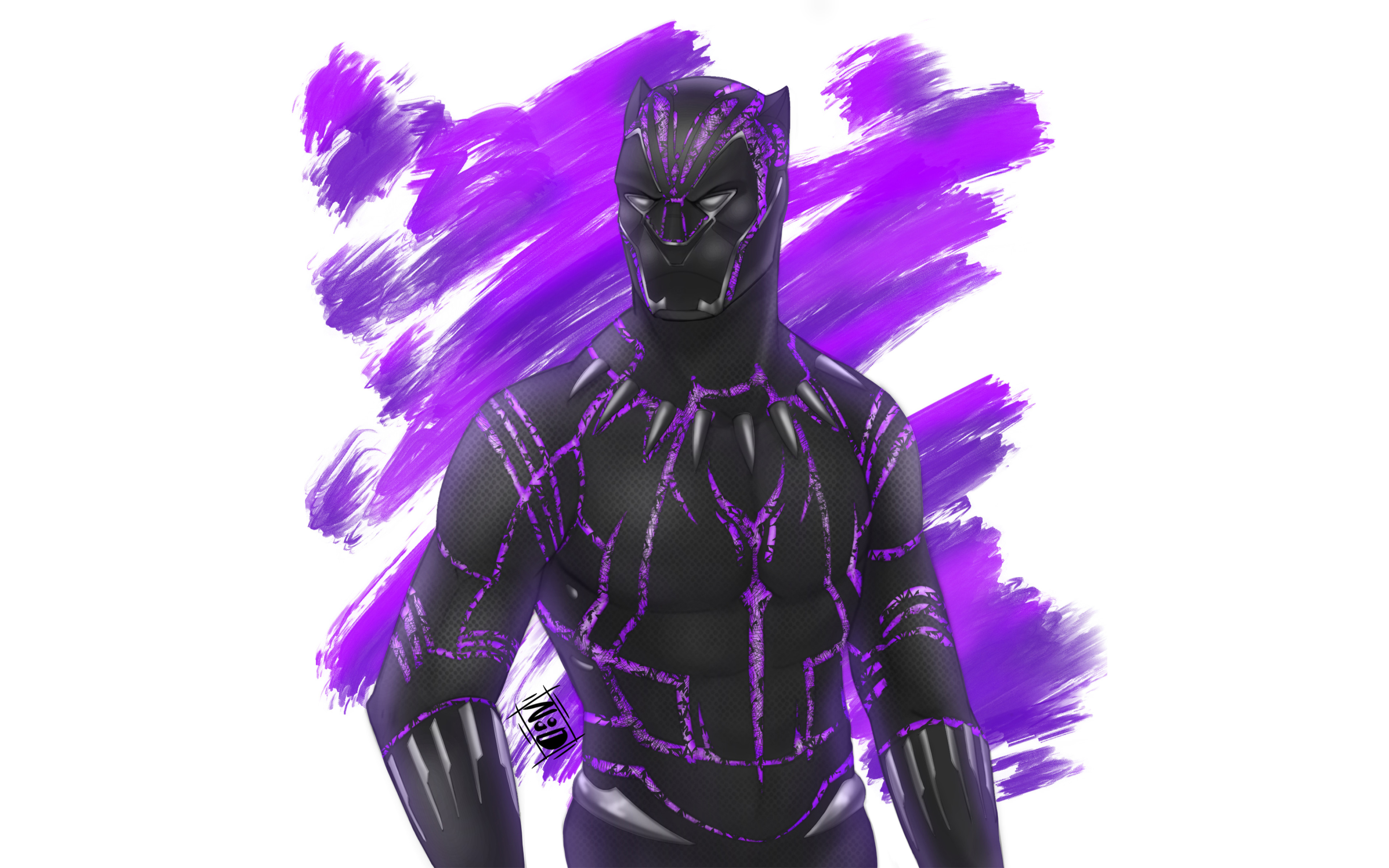Black Panther T Challa Purple   3840x2400 Wallpaper   teahubio 3840x2400