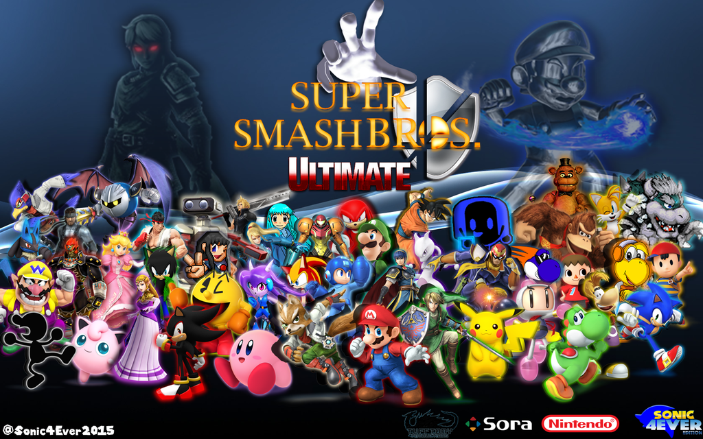 Super Smash Bros Ultimate Poster By Jack Hedgehog On