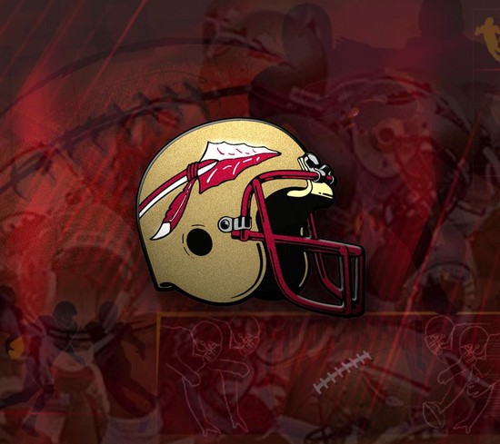 wallpaper description the florida state university football helmet