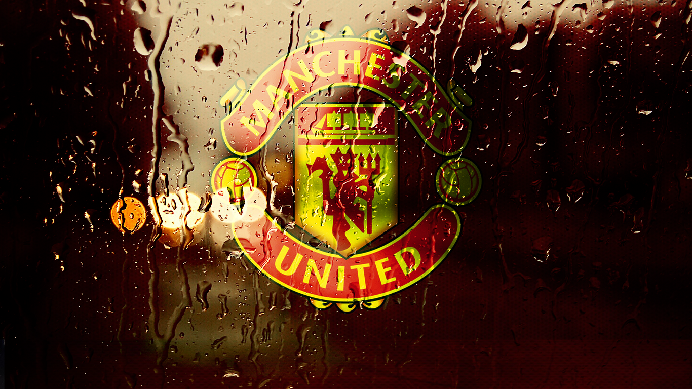 Manchester United Rain Fall Desktop Wallpaper Wallpapermuseum