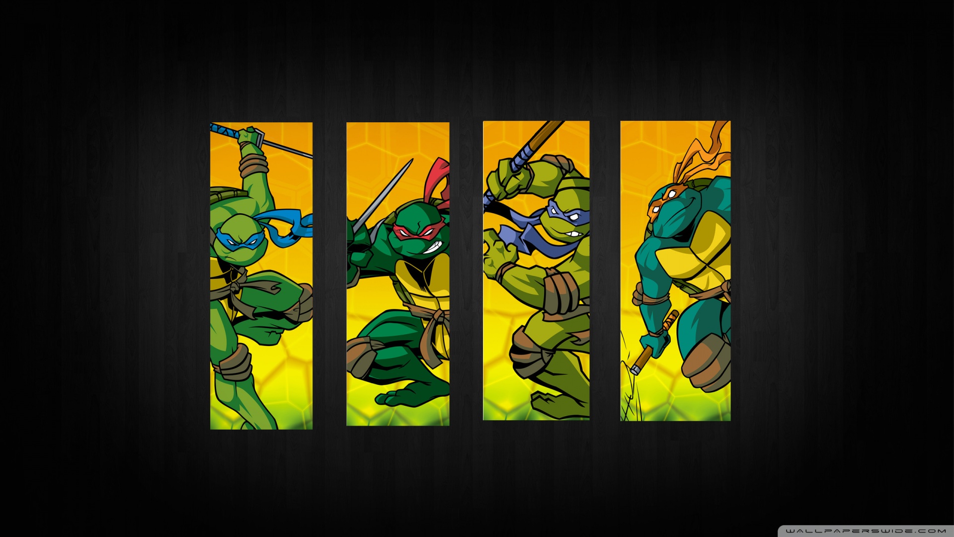Classic Teenage Mutant Ninja Turtles Cartoon HD Wallpaper