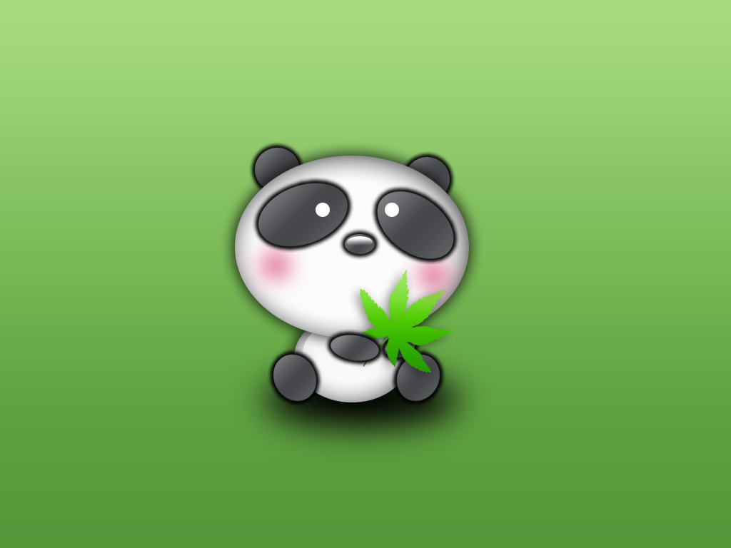 Panda Puter Wallpaper Desktop Background Id