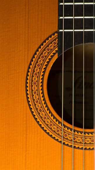 Classical Guitar iPhone Wallpaper 325x576