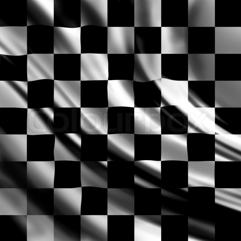 Checkered Flag Border Checkered Flag Stock Photo