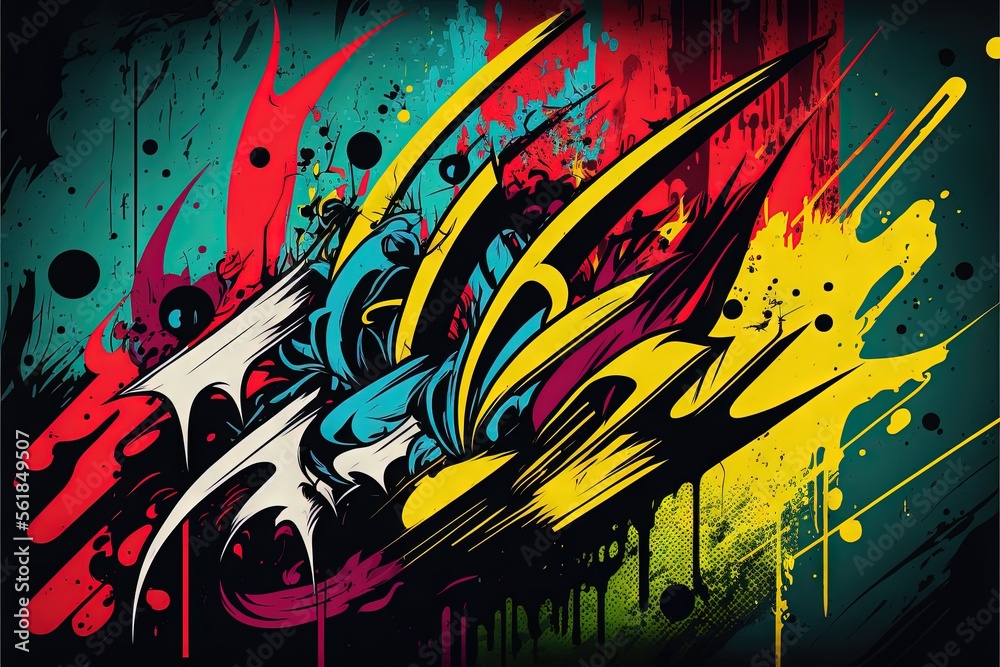 Black And White Graffiti Wallpaper