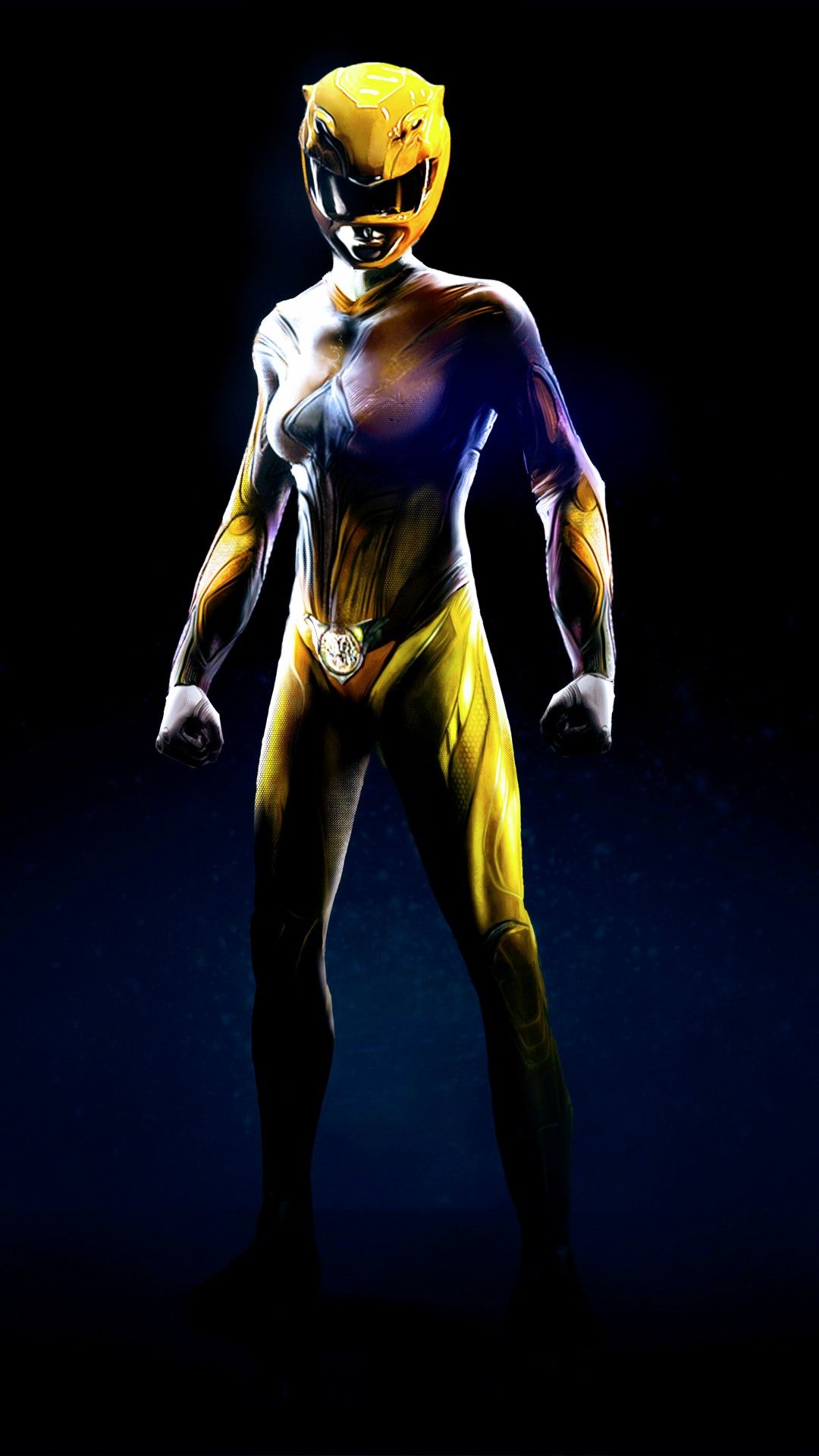 Yellow Ranger Power Rangers Poster