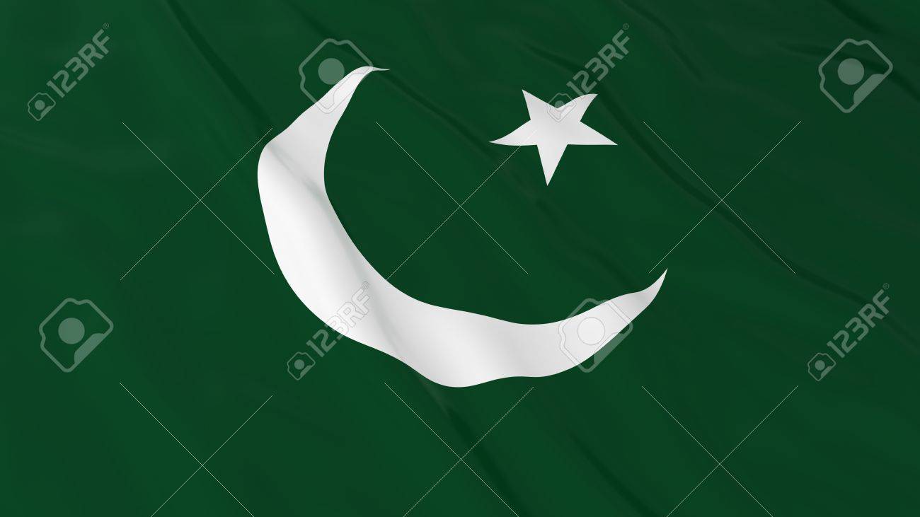 Pakistani Flag HD Background Of Pakistan 3d Illustration