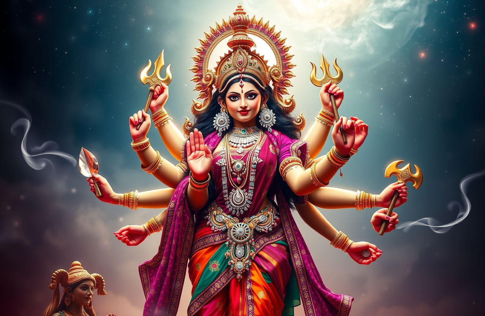 God Durga HD Wallpaper