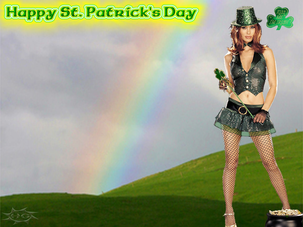 Dianna Agron Hair St Patrick S Day Wallpaper