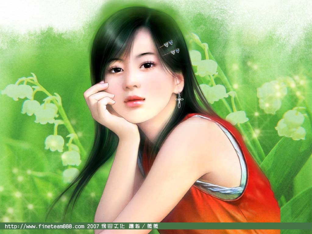 Ch Wallpaper   beautifull girl by photoshop hng khng