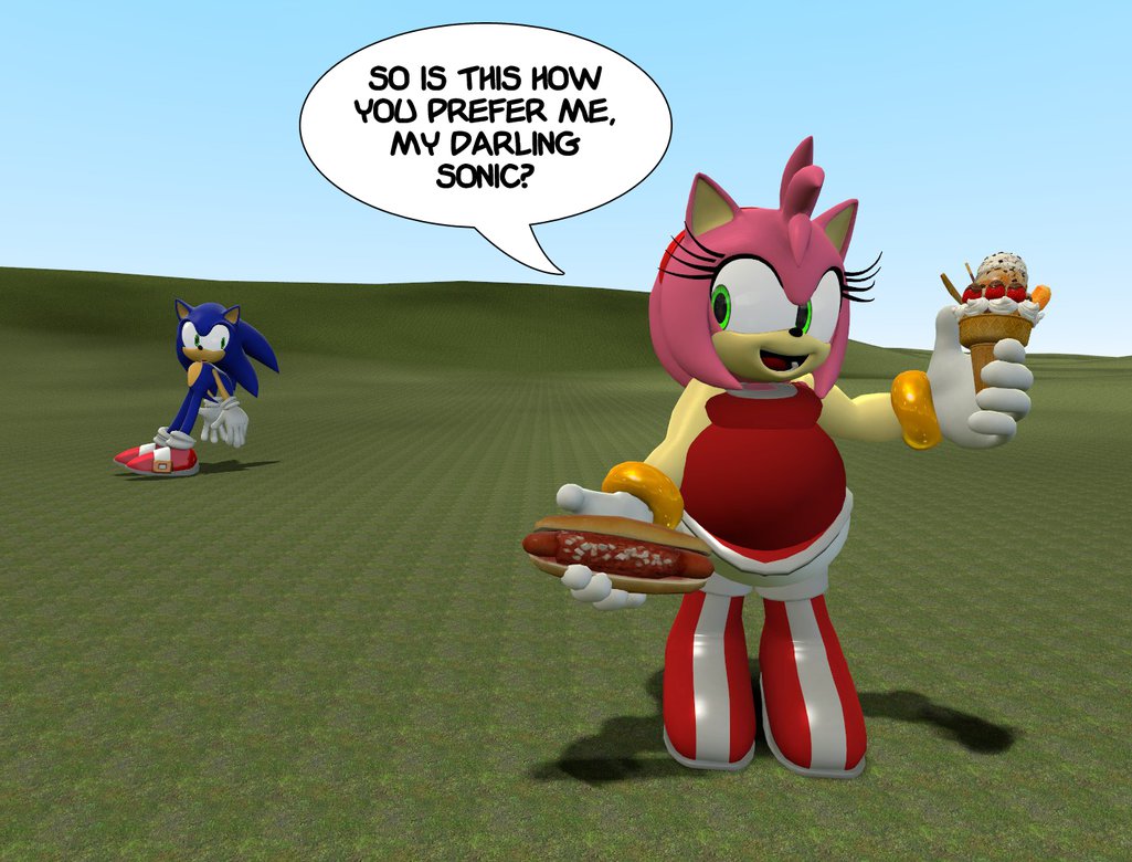 Find more FAT Amy Rose is 3D by Maxtaro. 