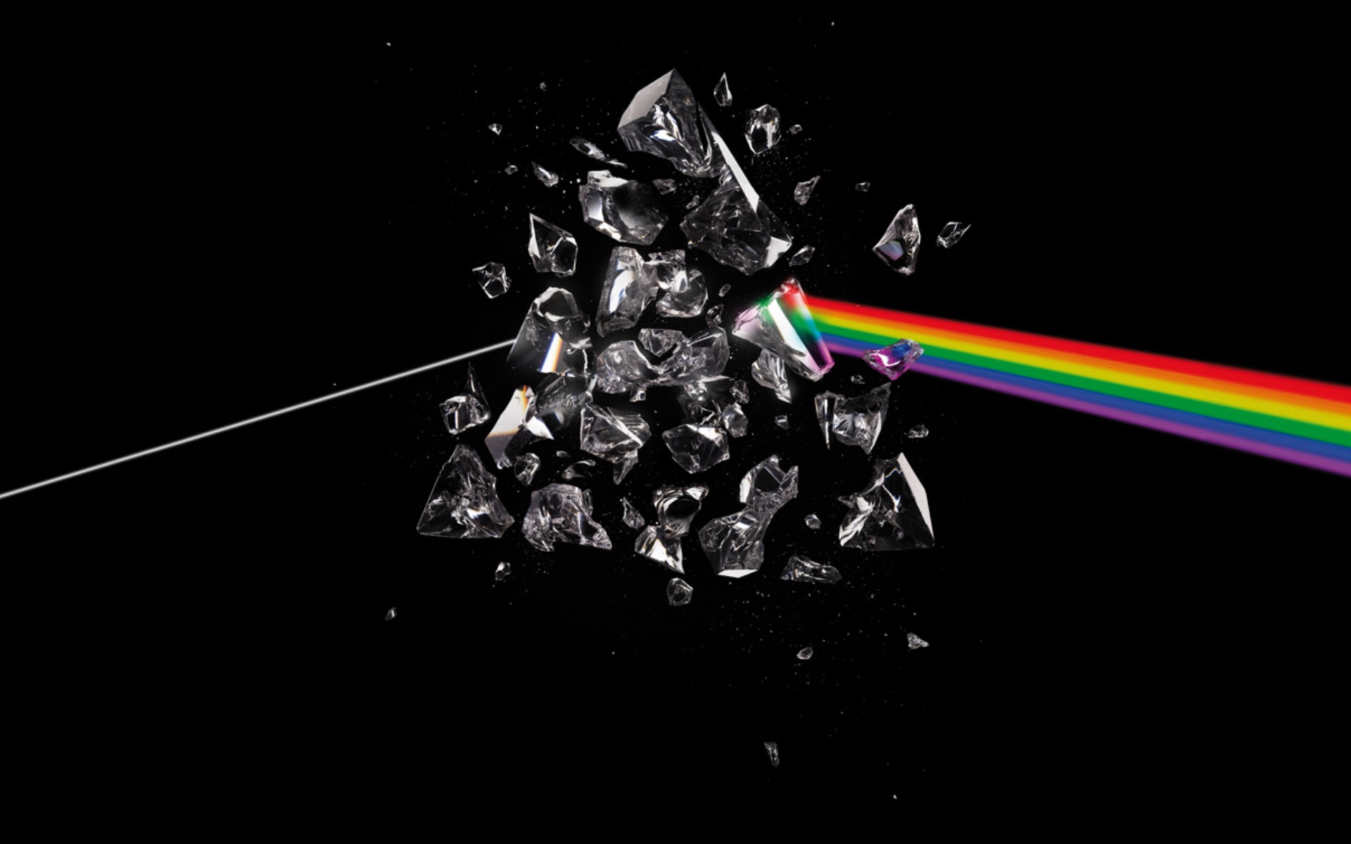 Pink Floyd Prism Rainbows Wallpaper