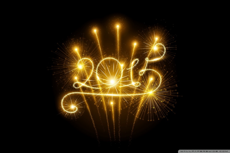 Happy New Year Fireworks 4k HD Desktop Wallpaper For