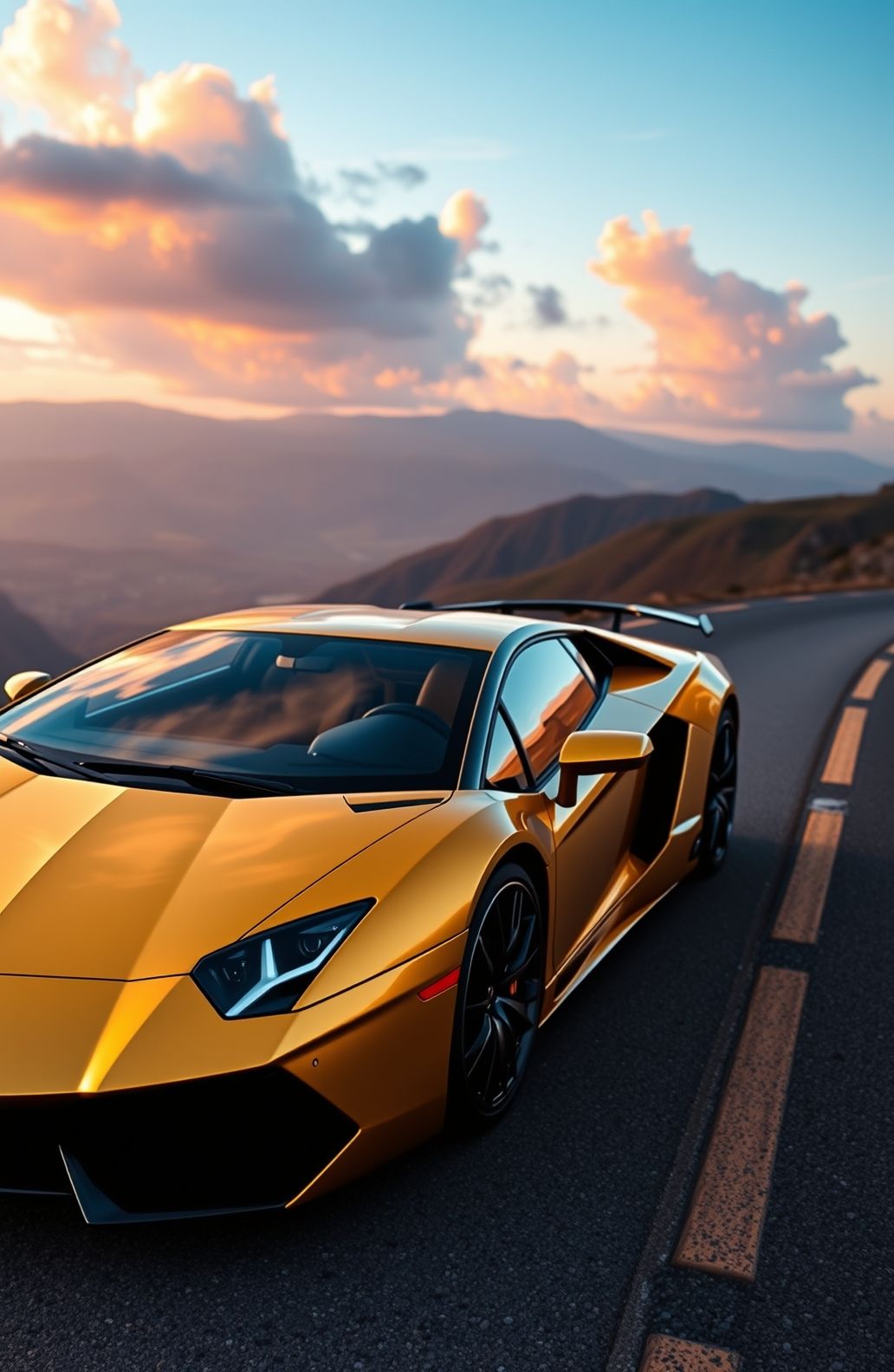 Gold Lamborghini Wallpaper