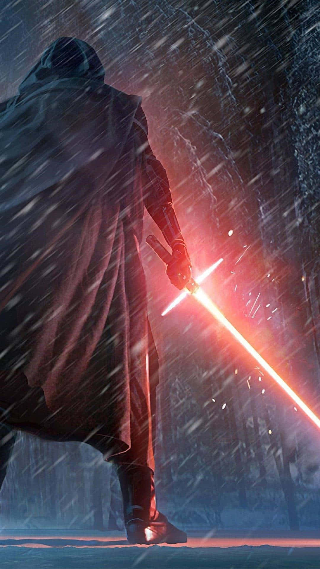 Intense Look From A Far Kylo Ren In 4k Wallpaper