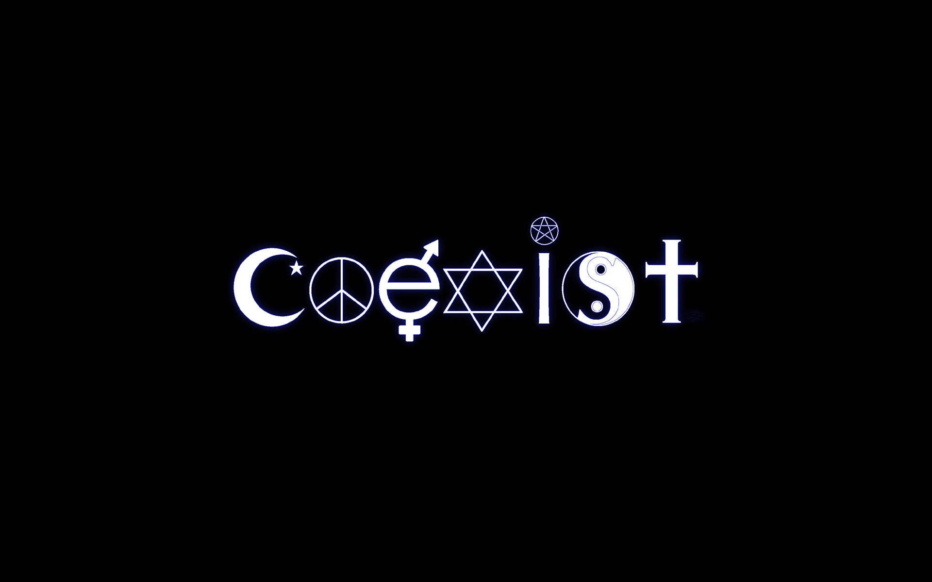 Coexist Wallpaper Myspace Background