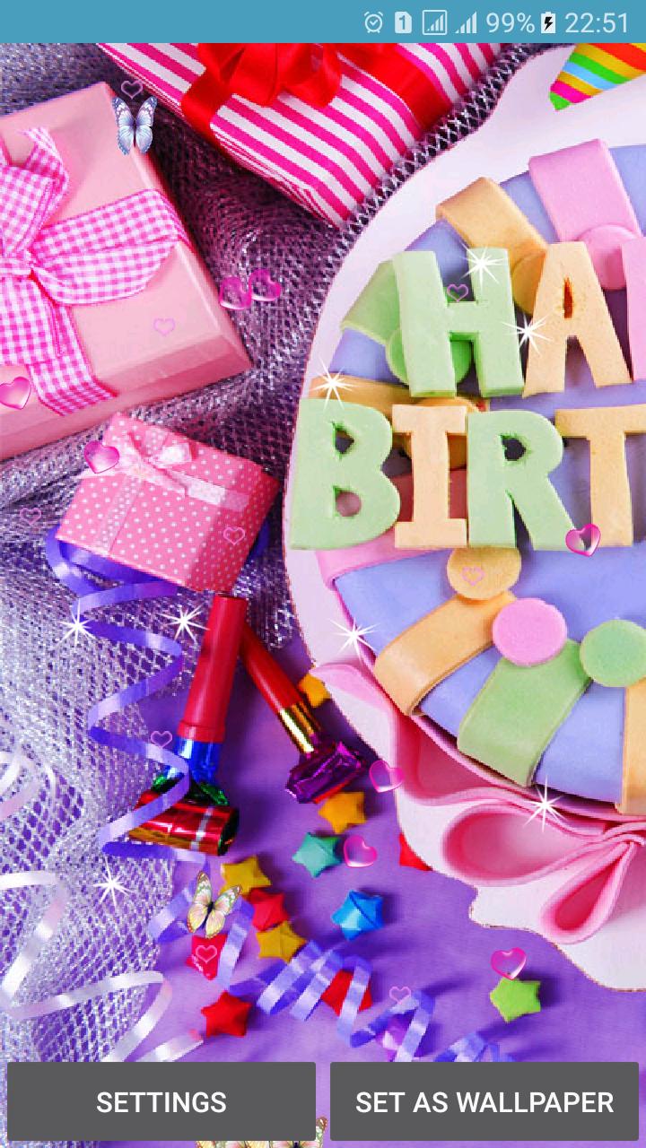 Happy BirtHDay Live Wallpaper For Android Apk