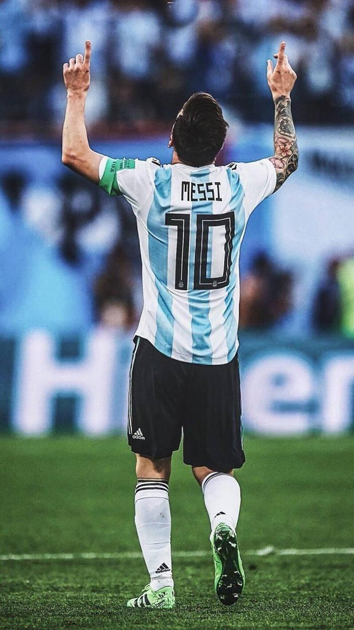 Messi Argentina Praising God Wallpaper