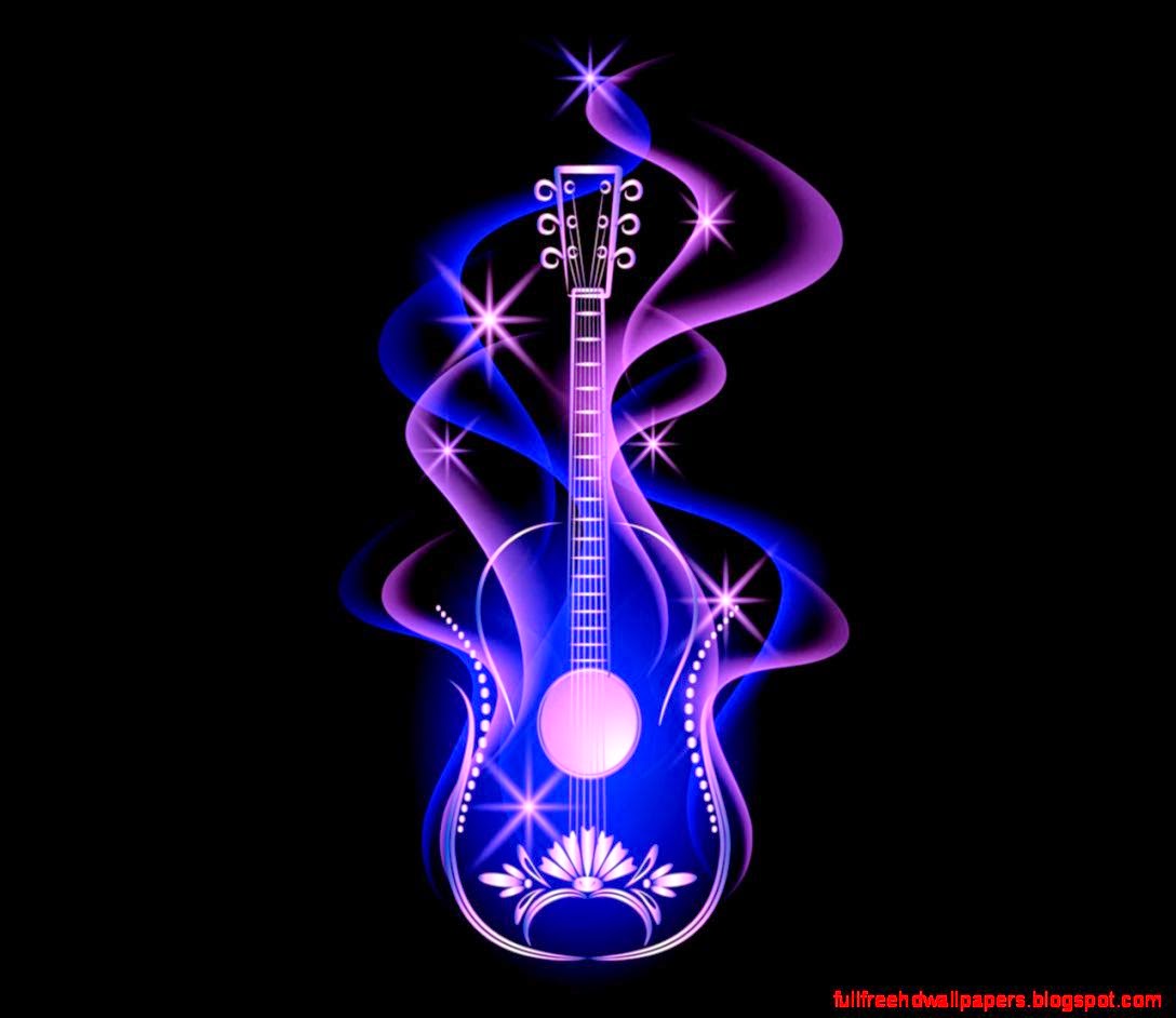 Purple Electric Guitars Wallpapers 