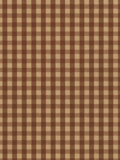 Brown And Yellow Plaid Country Wallpaper