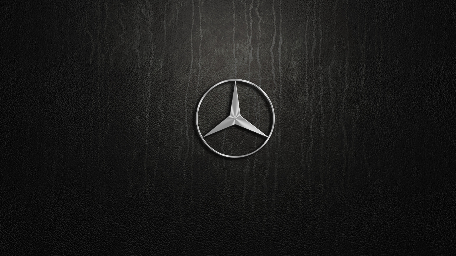 Mercedes Benz Logos In Black Background