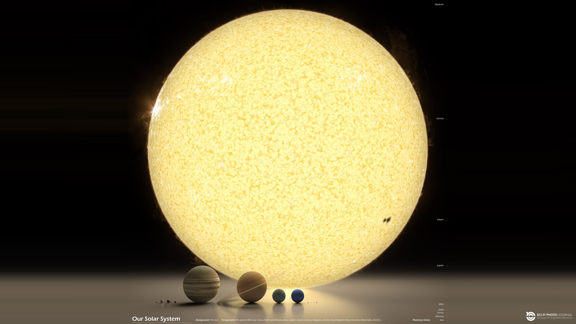 Solar System HD Wallpaper Sci Fi Photo Journal
