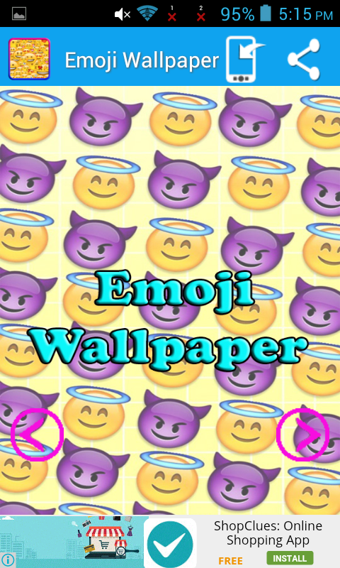 Emoji Wallpaper Screenshot Thumbnail