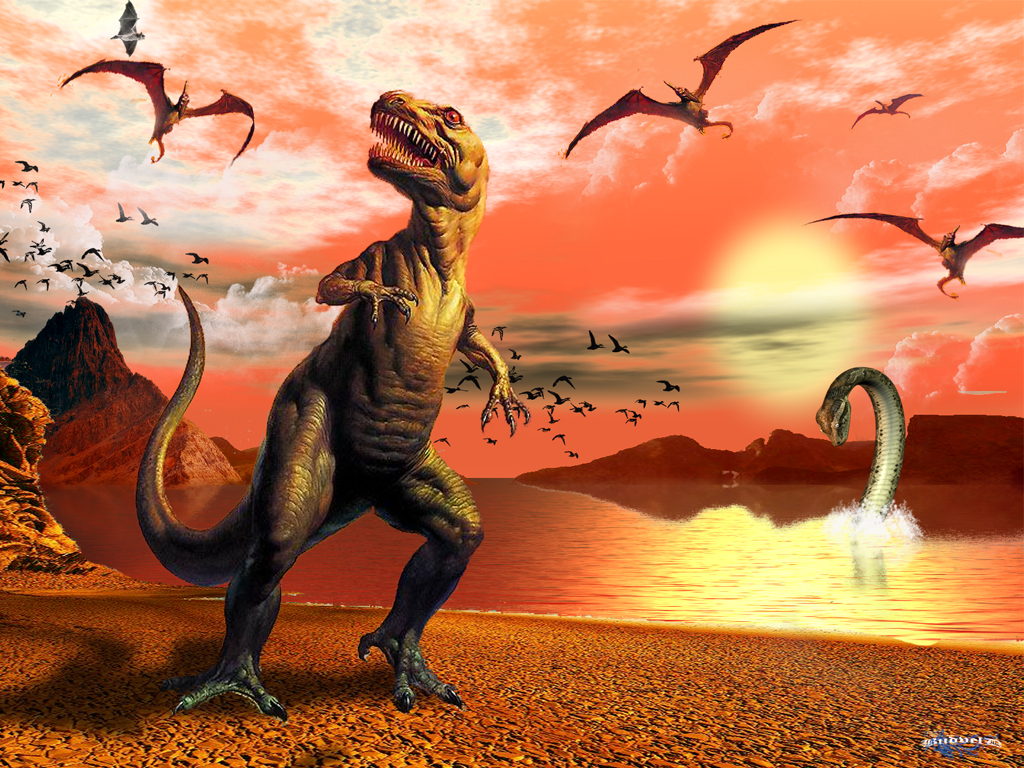 Glittergraphicsite Dinosaurs Wallpaper