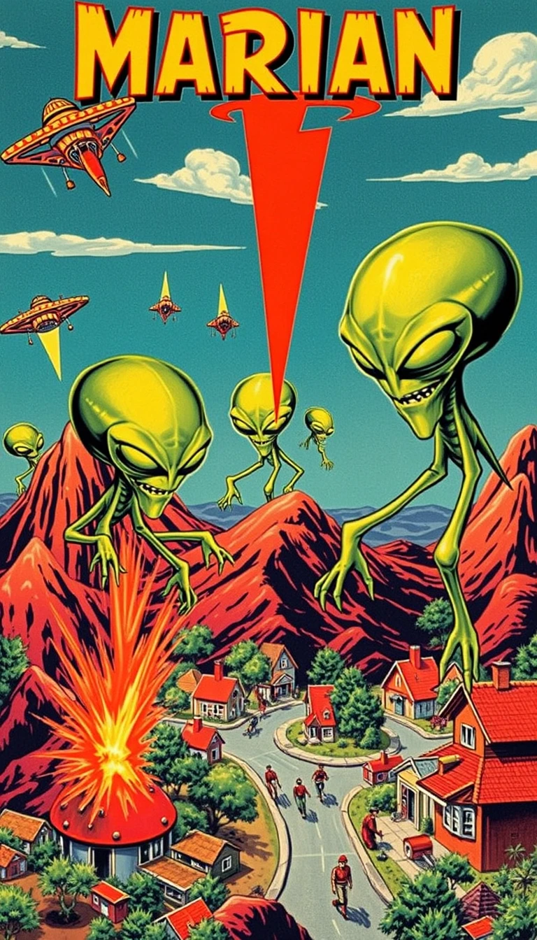 🔥 Free Download Mars Attacks Wallpaper by @michaeldavis | WallpaperSafari