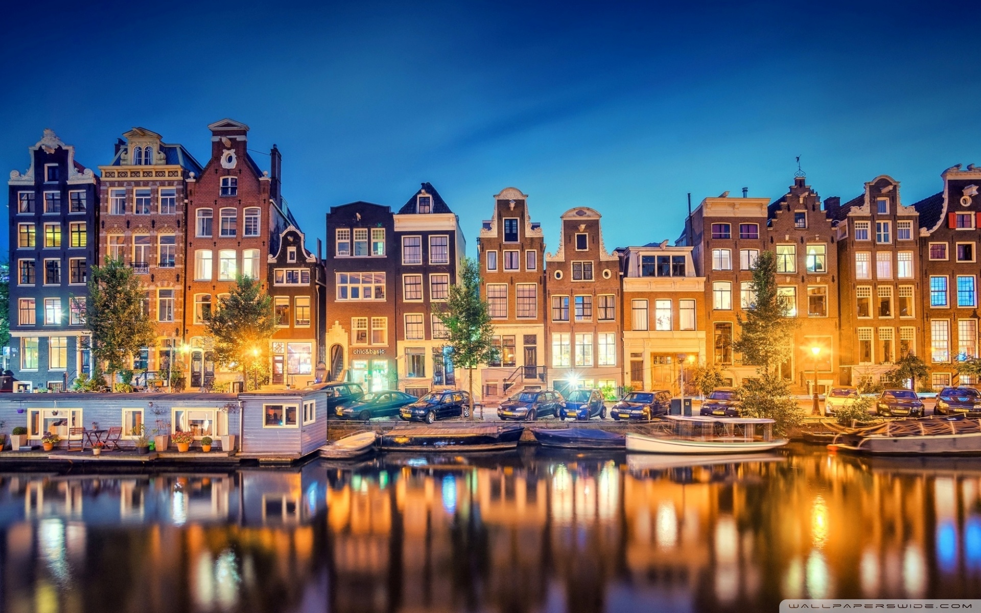 Amsterdam Bridge Building And Canal Netherlands 4K HD Travel Wallpapers   HD Wallpapers  ID 55860
