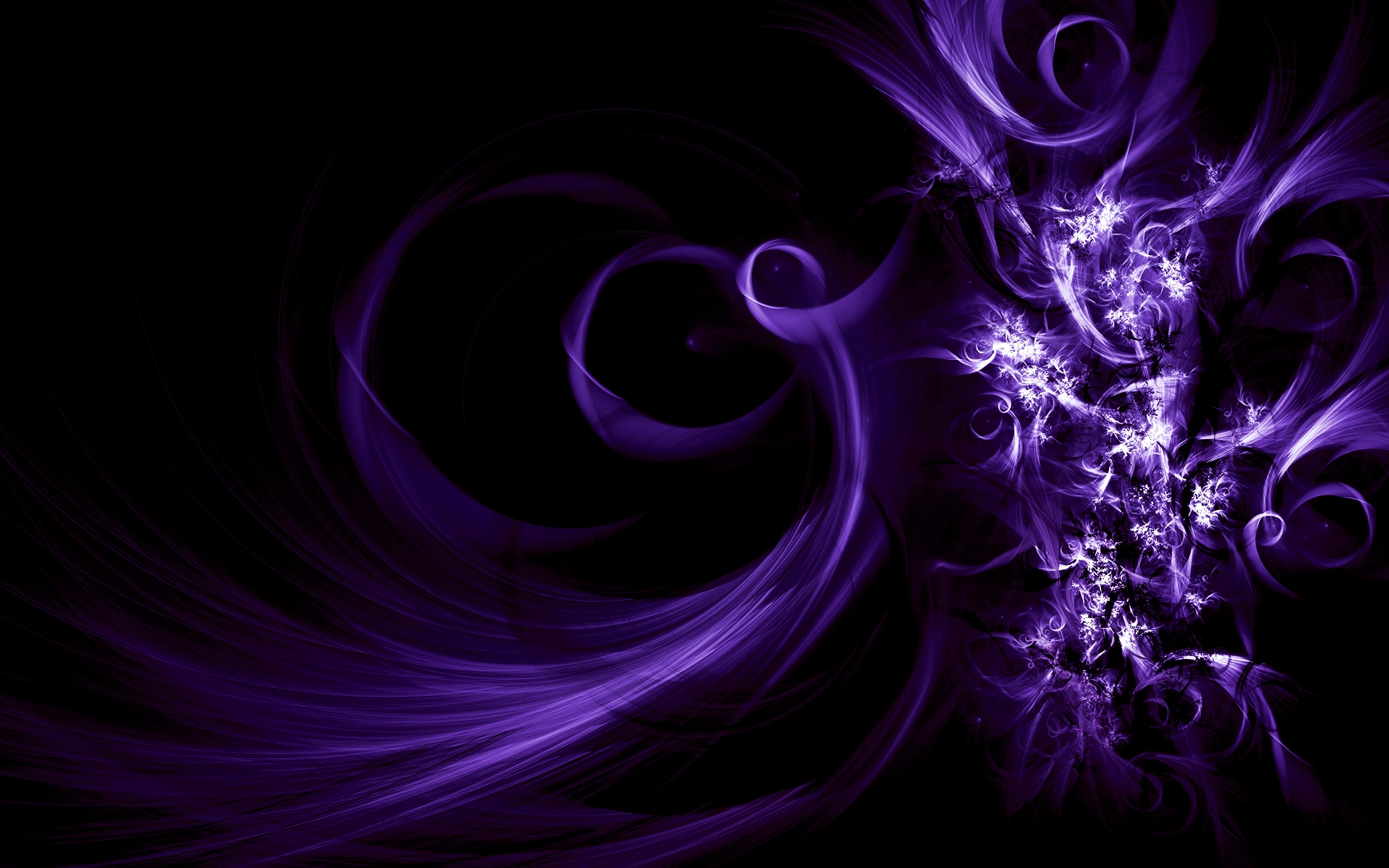 Purple Swirls Abstract Wallpaper Stock
