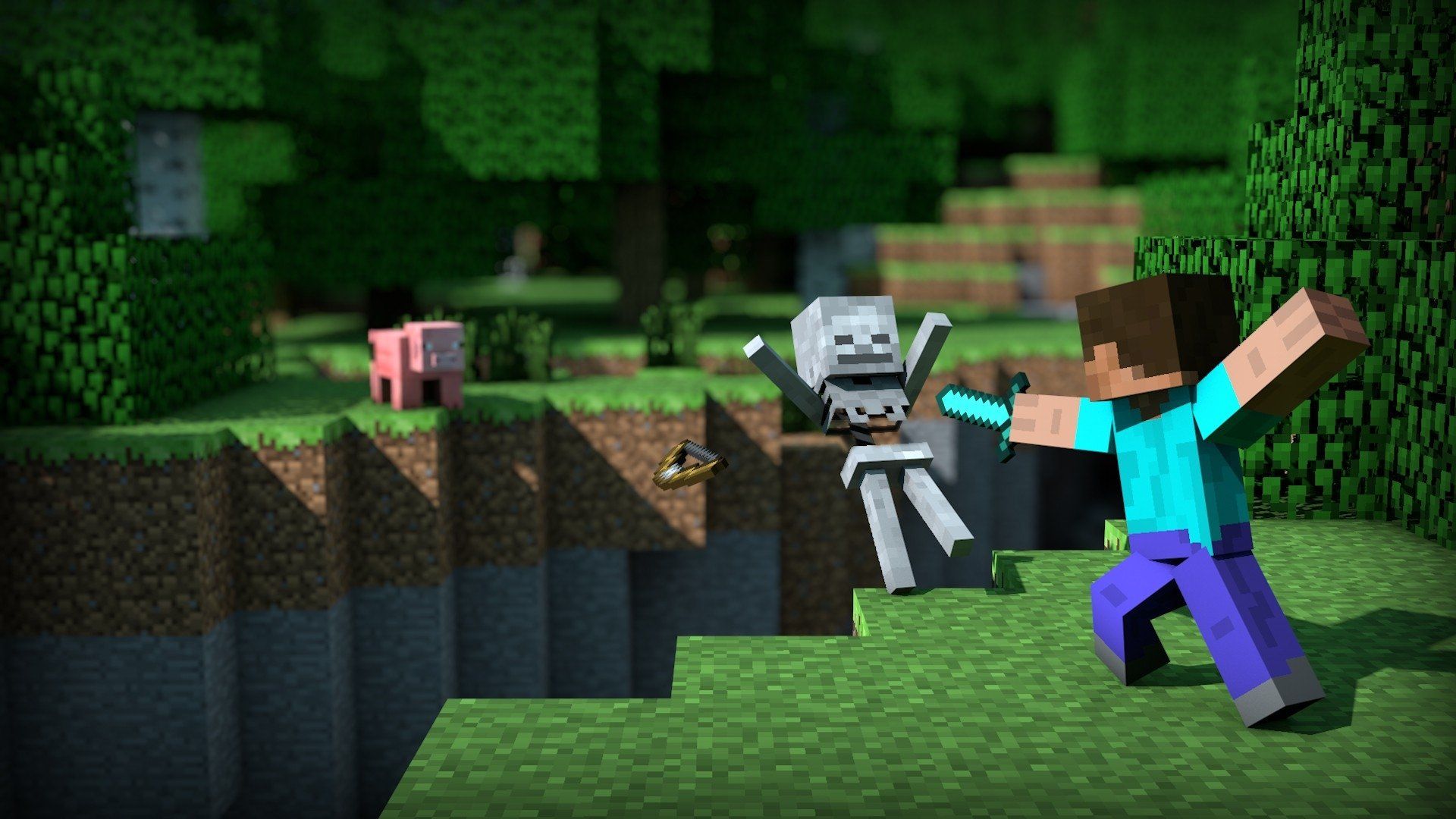 Minecraft Steve Hd Wallpaper On