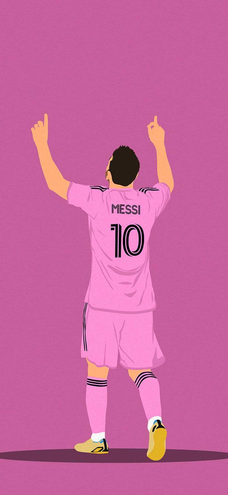 Messi Inter Miami Wallpaper in Messi Lionel messi