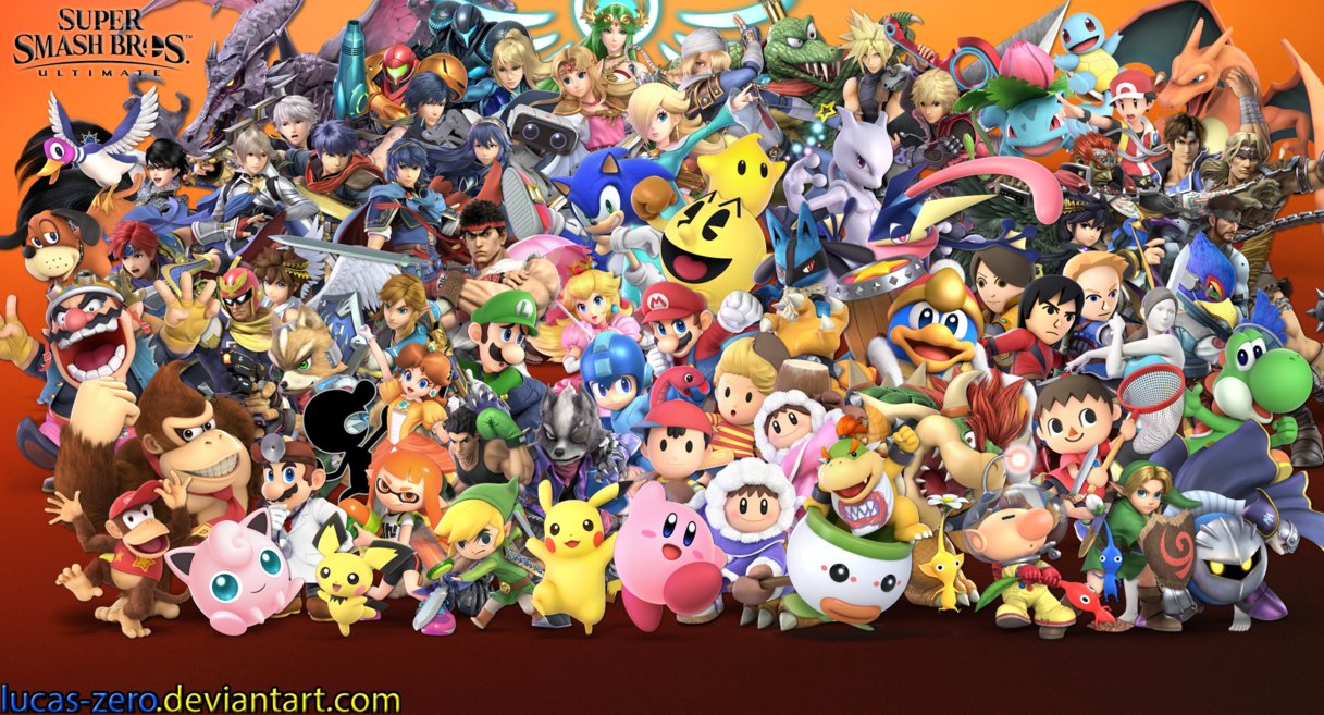 Super Smash Bros Ultimate Wallpaper By Lucas Zero On