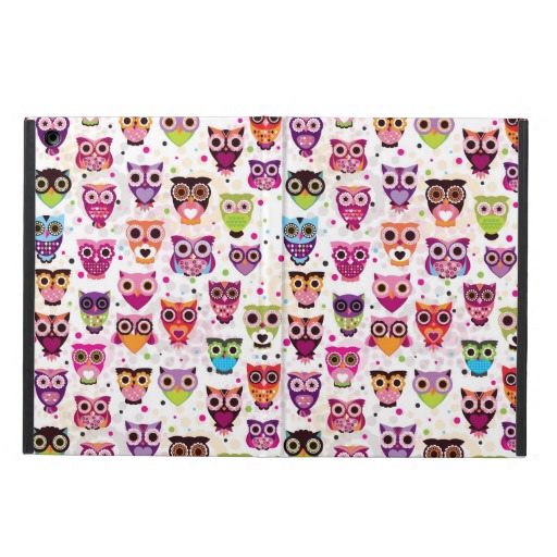 Cute Owl Background Pattern For Kids iPad Air Case