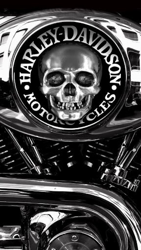 Harley Davidson Skull Wallpaper Harley davidson lwp   no sound