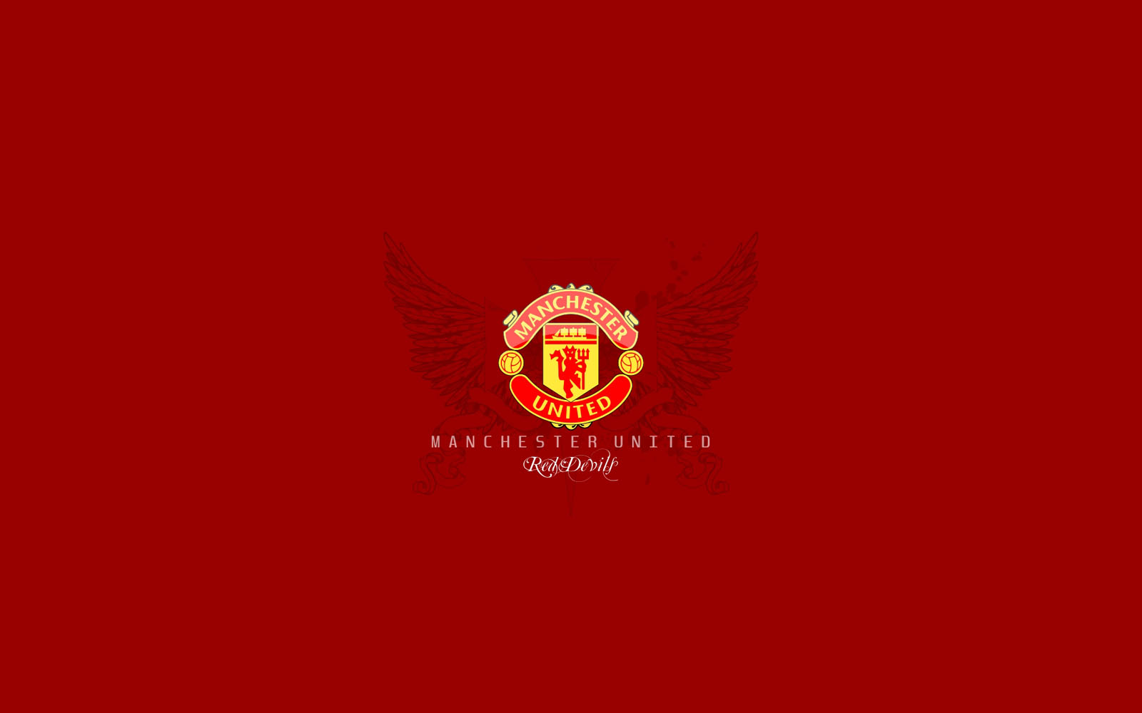 Manchester United Red Devils Logo England HD Desktop Wallpaper