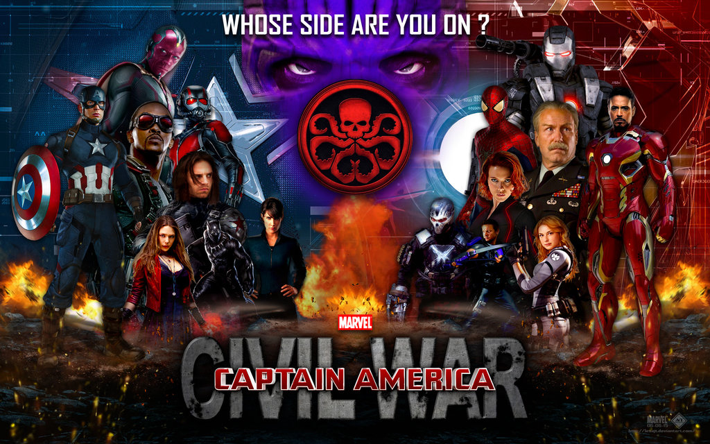 Captain America Civil War Wallpaper V By Lesajt