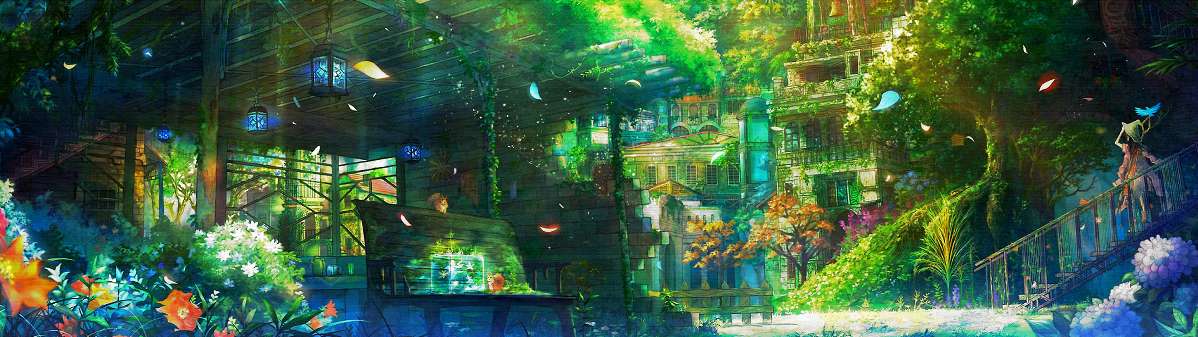 Anime Dual Monitor Wallpaper