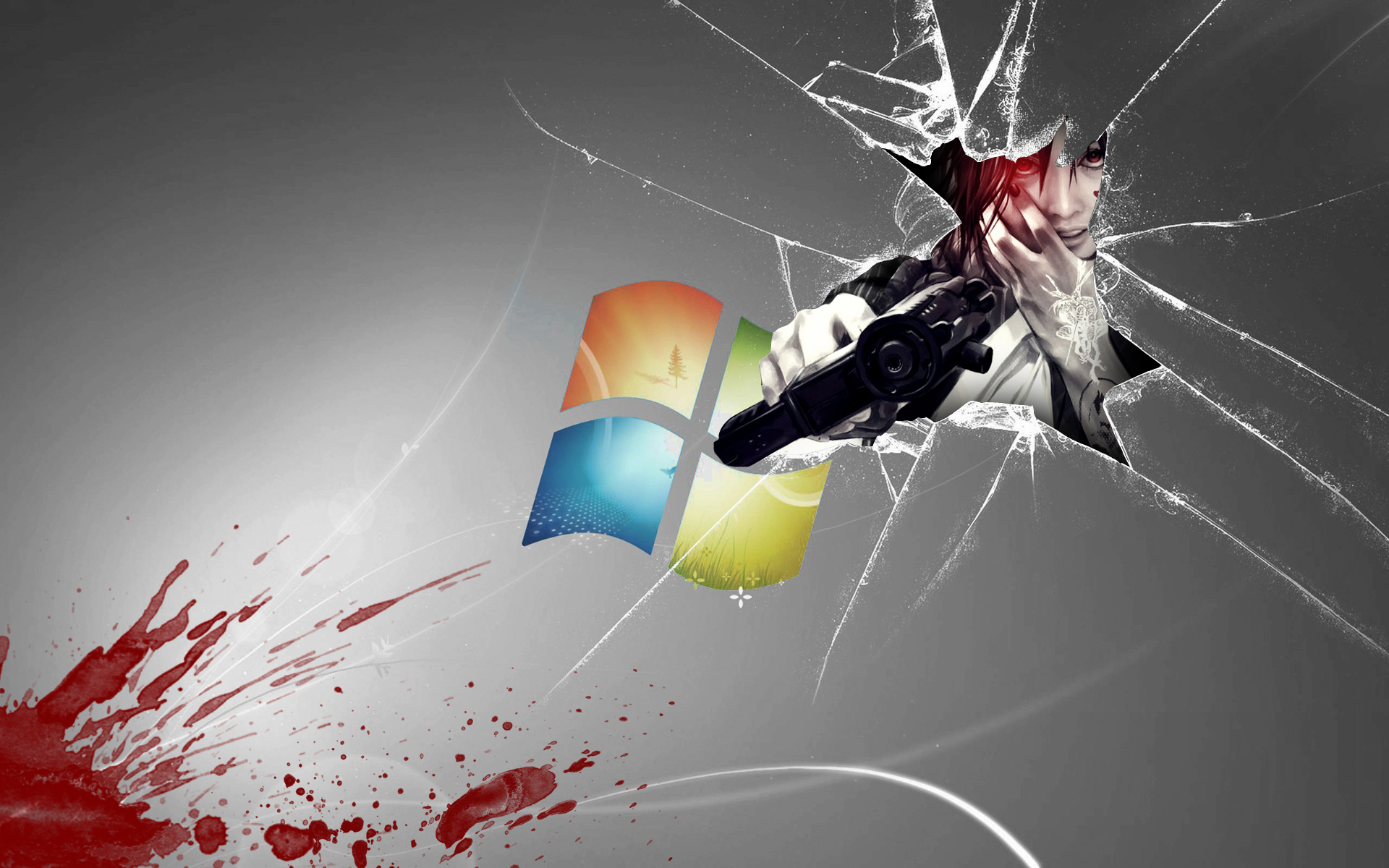 Broken Screen Wallpaper Windows 10 - WallpaperSafari