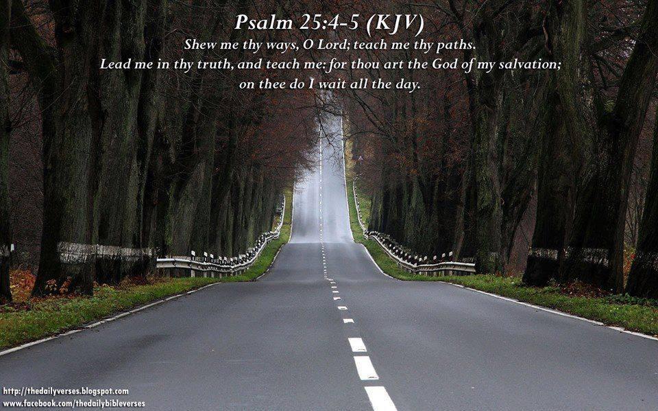 King James Bible Scripture Pictures The Book of Psalms   Psalm 25