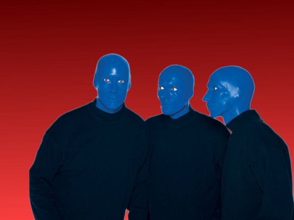 Blue Man Group Wallpaper I by Da dio on