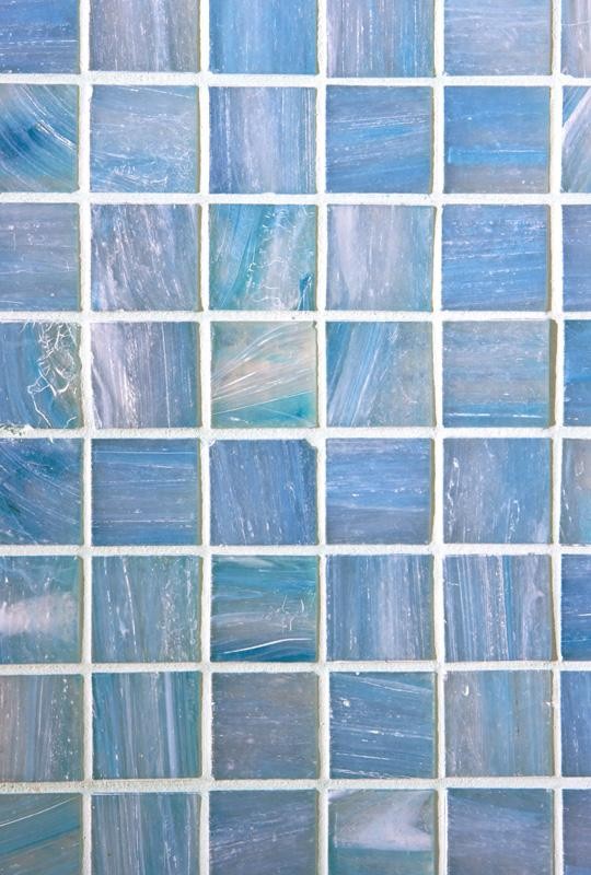 Opaque Art Glass Tile Blue Wallpaper