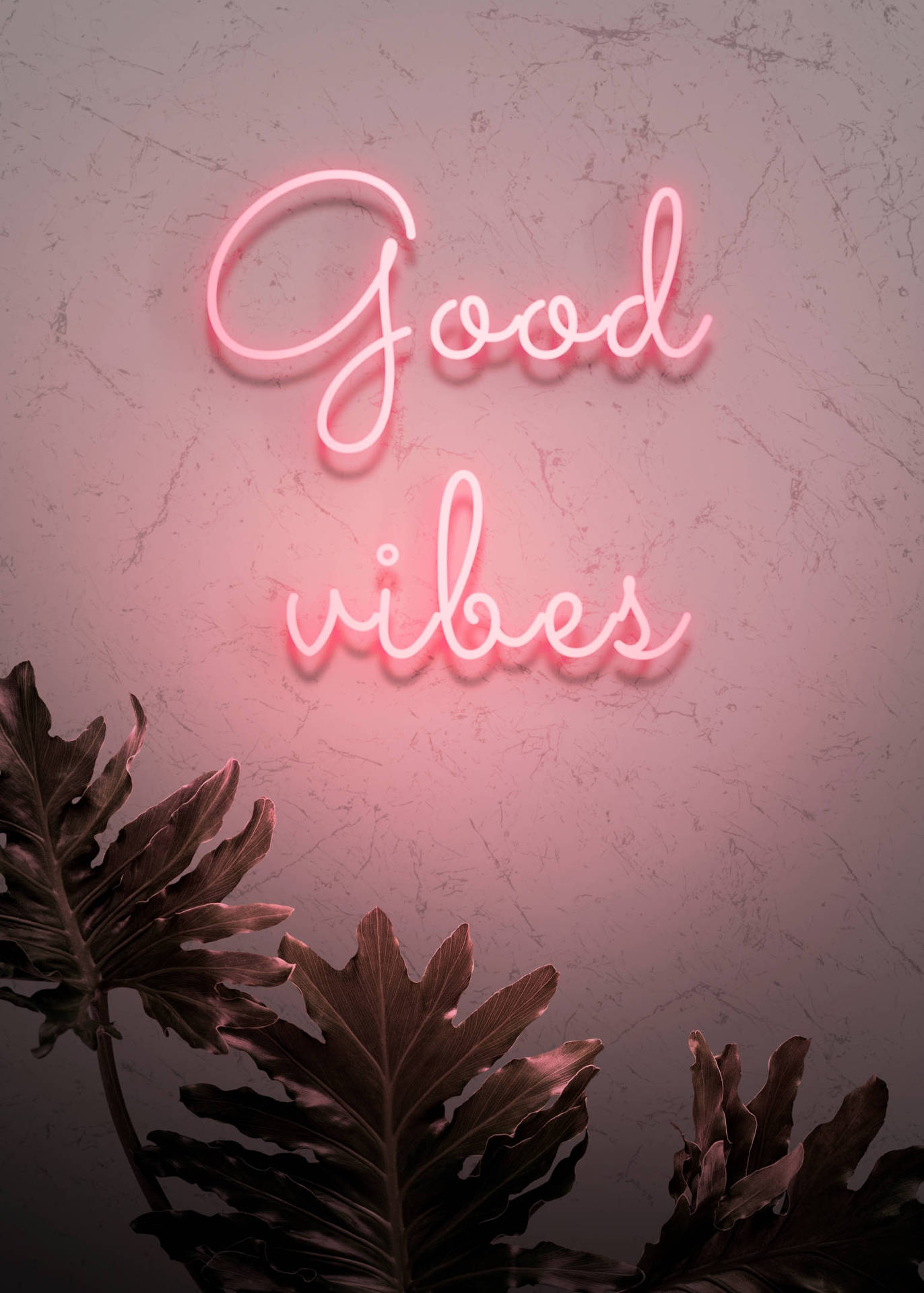 Neon Pink Aesthetic Laptop Display Wallpaper