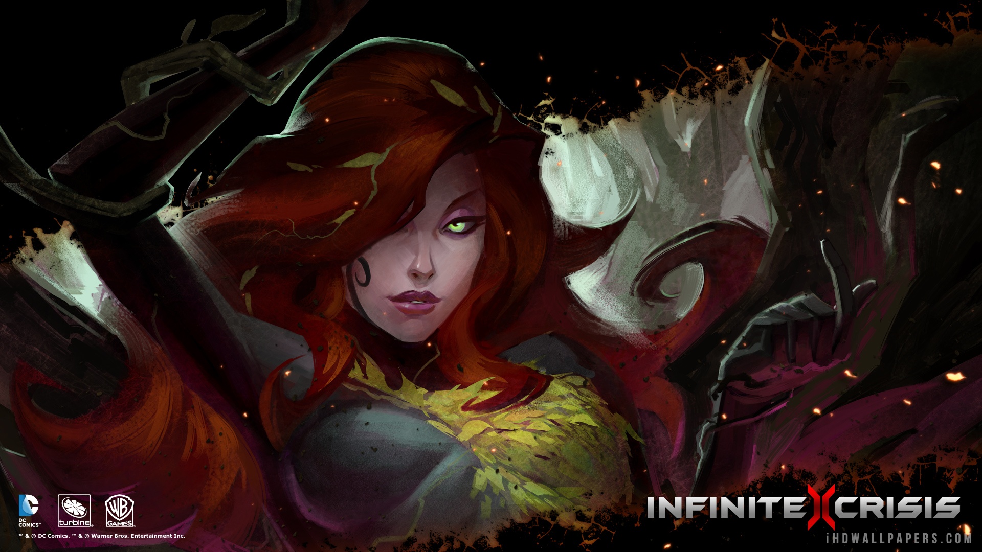 Poison Ivy In Infinite Crisis HD Wallpaper IHD
