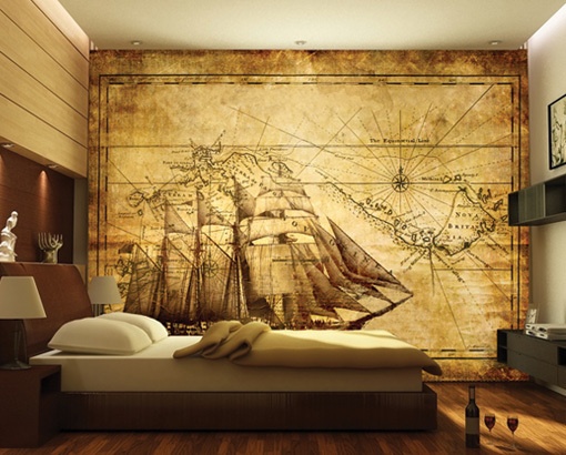 Wall Mural GRAND EXPLORER 400x280 wall decor Wallpaper Wall art Ship