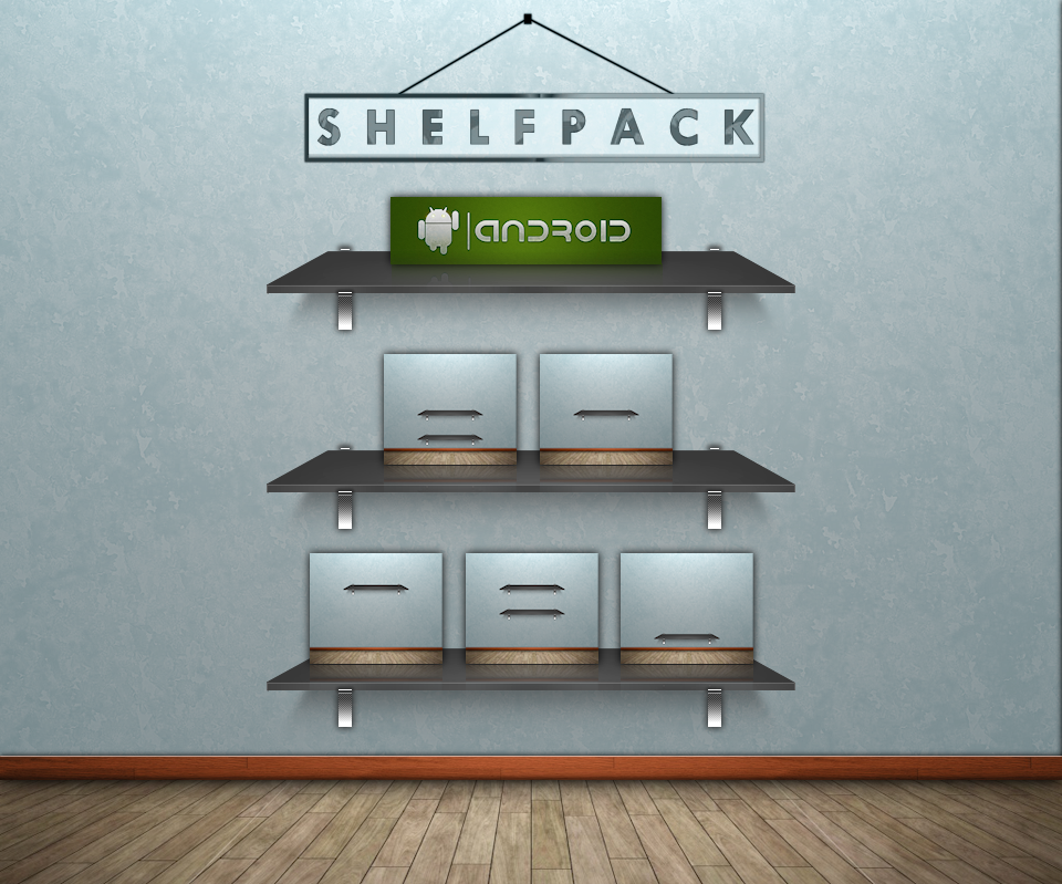 Shelf Pack HDpi Droid By Jeanca