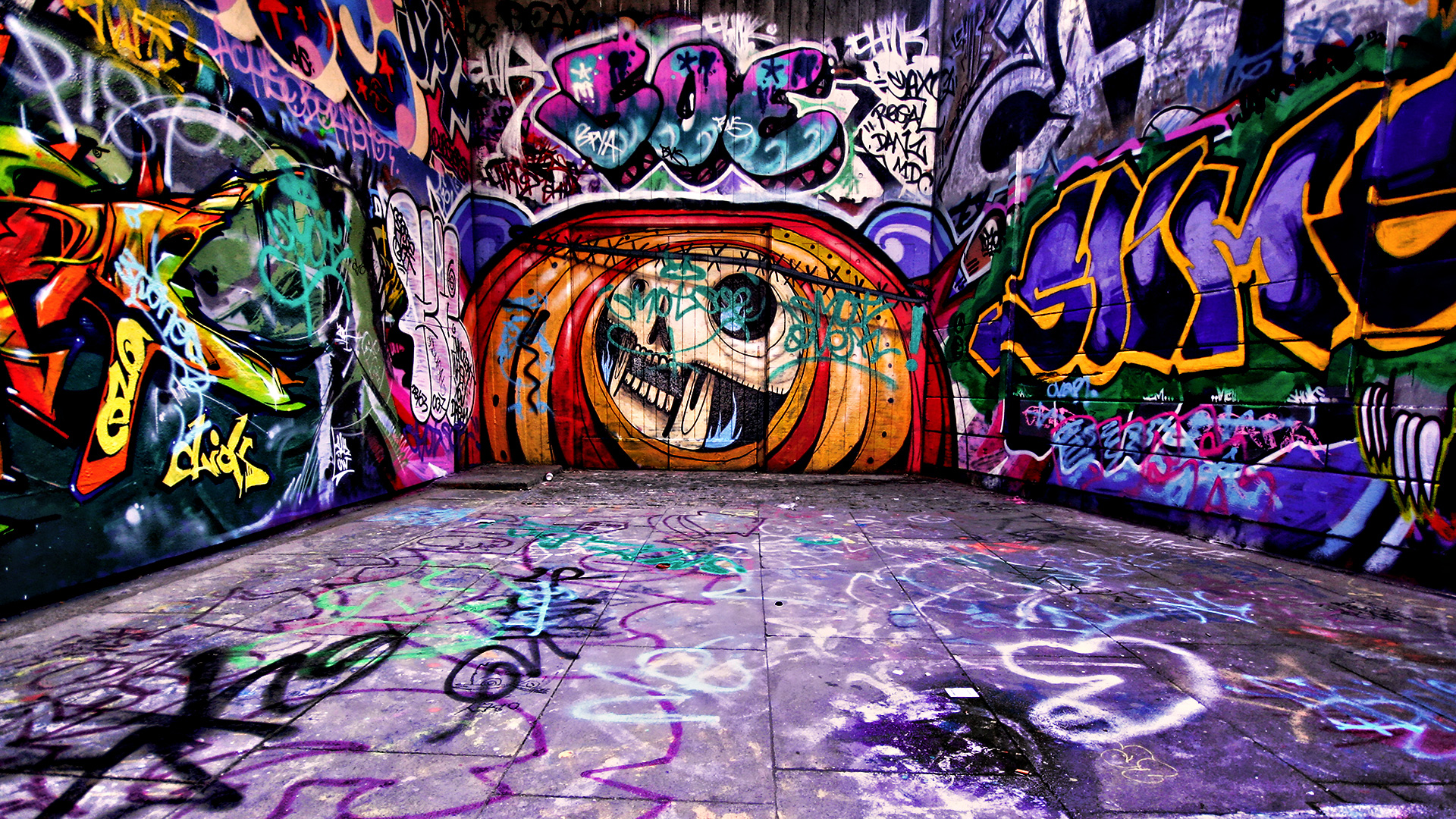 Graffiti Full Wallpaper HD S