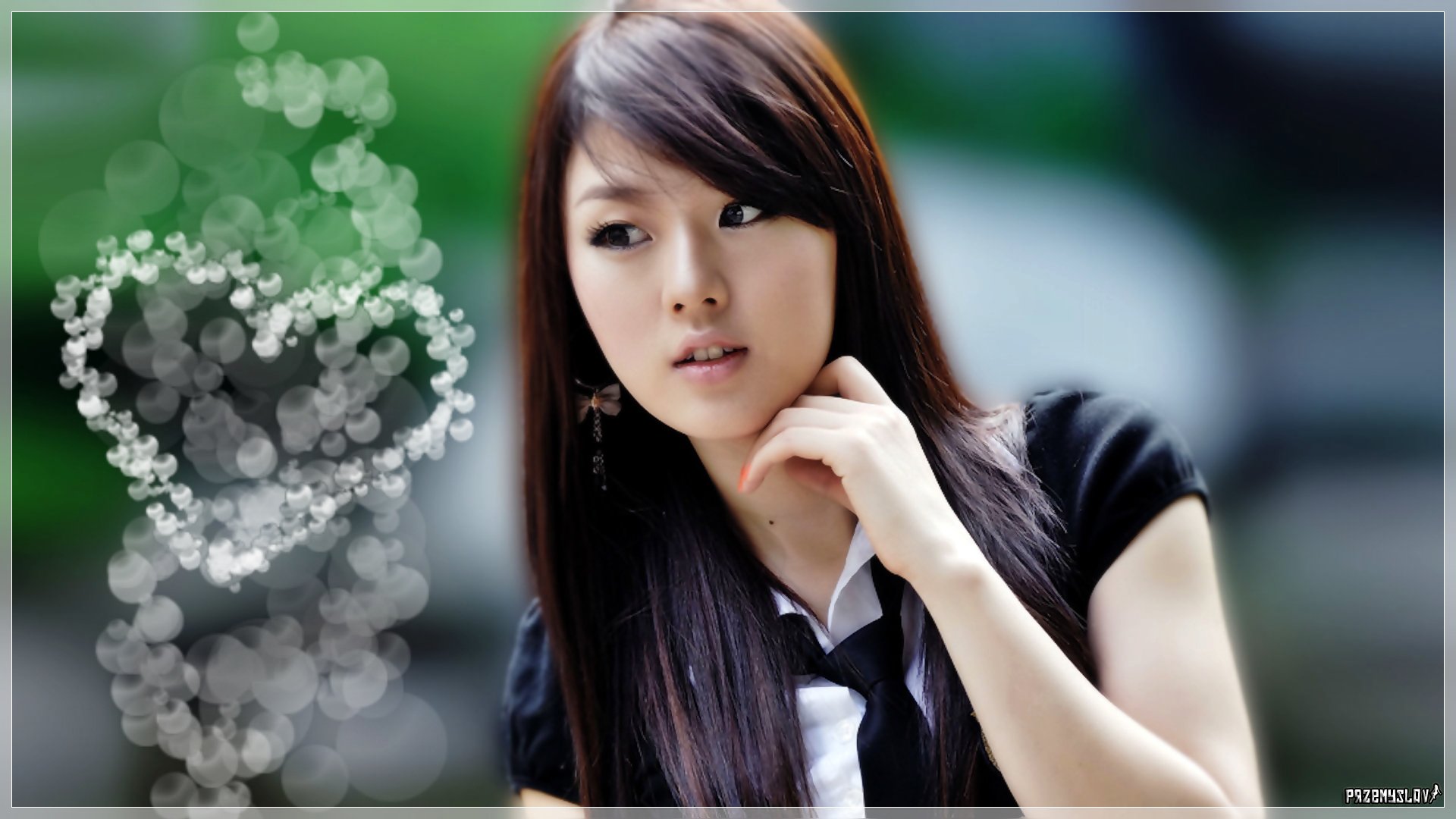 Korean Girl Wallpaper Hair Beauty Skin Hairstyle Photography